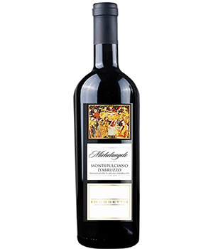 米开朗杰罗 蒙特普尔 红葡萄酒 MONTEPULCIANO DOC