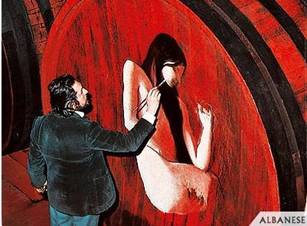 科曼斯酒庄里画画--亚平宁酒业