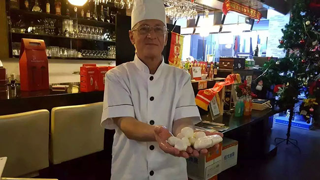 意大利奶酪师Mr.Marino在意厨现场制
